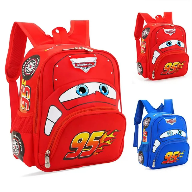 

New kindergarten schoolbag children backpack 3D cartoon car shape large capacity boys and girls backpack