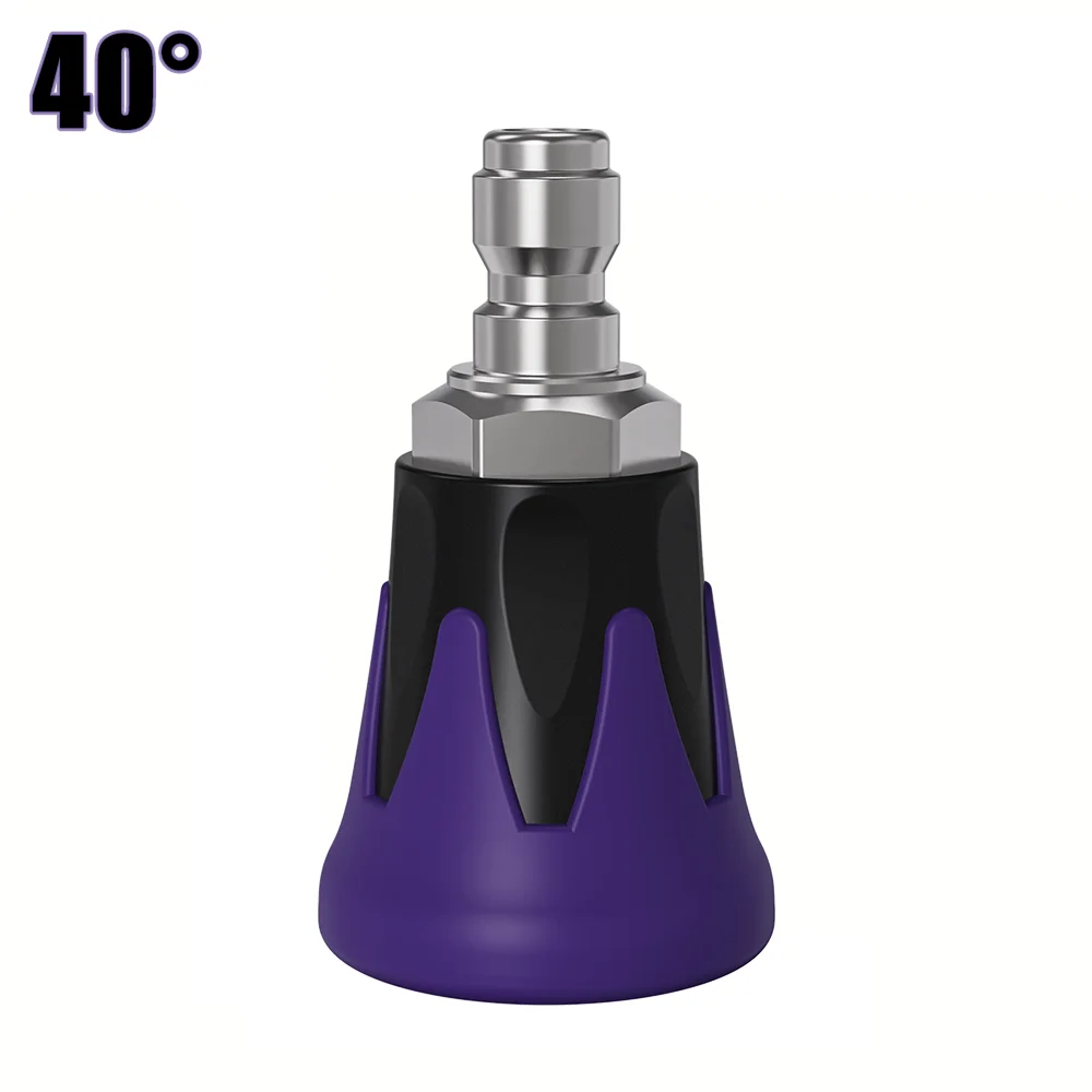 Factory 1/4 Quick Connect Horn Nozzle High Pressure Car Wash Water Gun Nozzle Tip Fan-shaped Jet Cleaning Accessories
