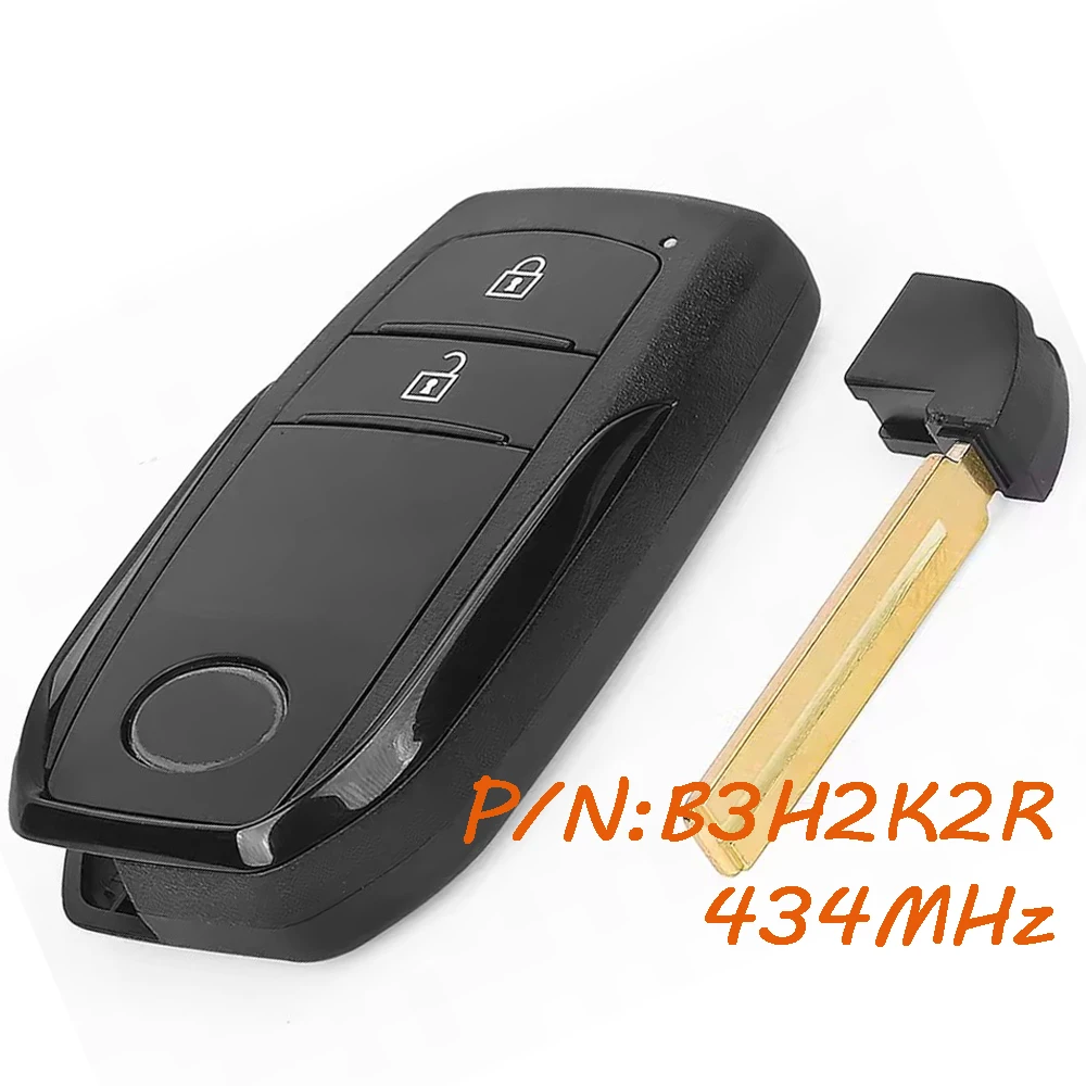 

Умный дистанционный брелок KEYECU B3H2K2R для Toyota Corolla Cross Yaris 2023 2024 434 МГц NCF29A1M HITAG AES 4A чип 8990H-K0050