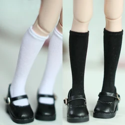 A Pair of Blyth Doll Socks Fashion Pure Color Long Sock for Blythe Licca Azone OB24 1/6Dolls Accessories Children Gifts