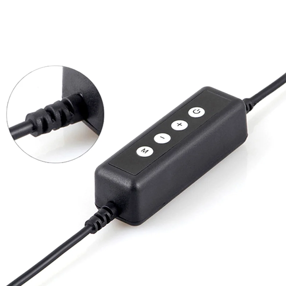 

Usb Charging Eye Protection Black Flexible Gooseneek Led Reading Light 3 Levels Adjustable Desk Lamp Bedside Lamp