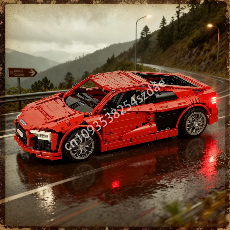 1839 قطعة MOC Audiee 1 النموذج الفني اللبنات العمارة تجميع DIY بها بنفسك فكرة الطوب هدايا عيد الميلاد الاطفال لعبة عيد ميلاد