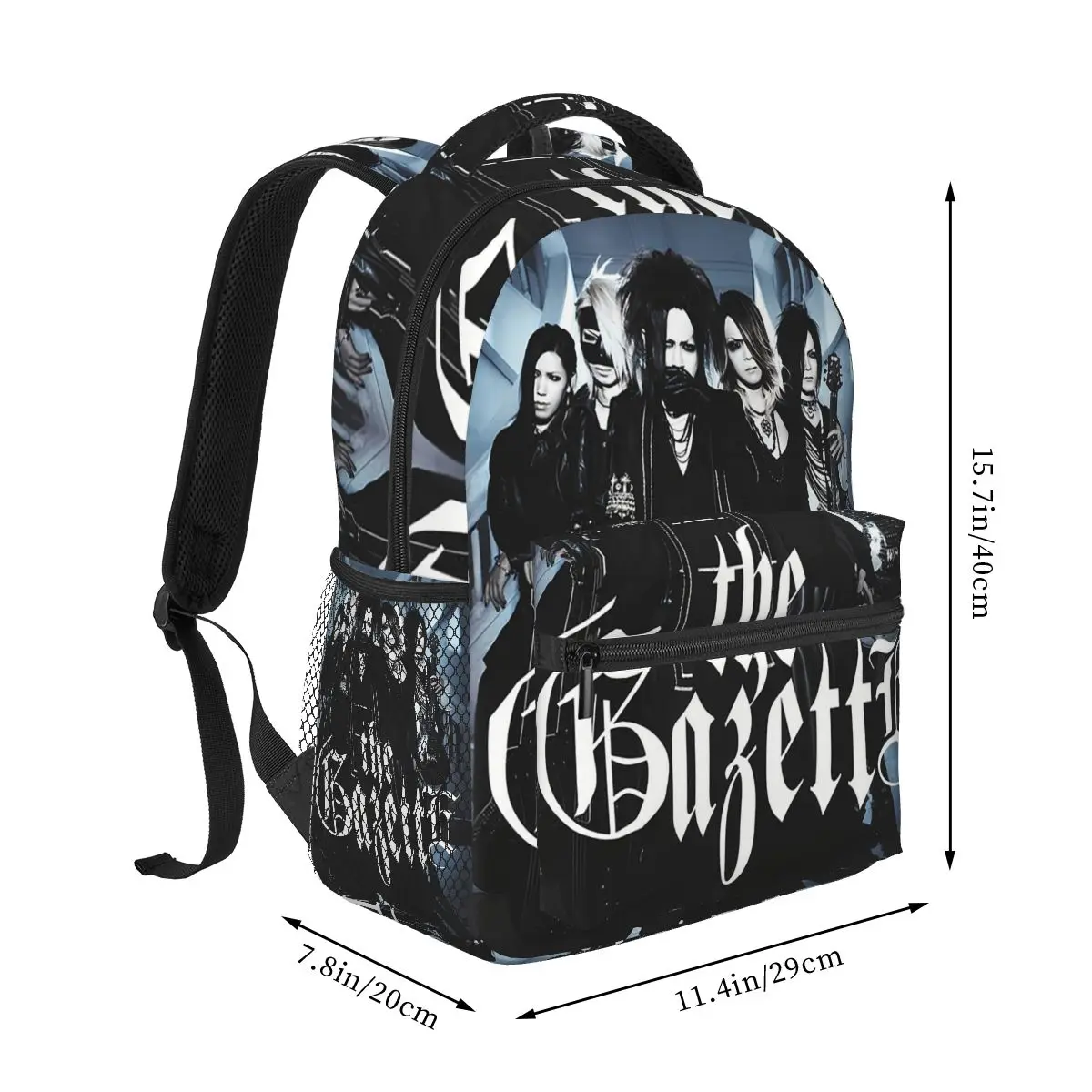 حقيبة ظهر كلاسيكية من The Gazette Yuplipi Tour Band رائجة البيع حقيبة نهارية للأولاد والبنات حقيبة كتب مدرسية حقائب كتف للرجال والنساء