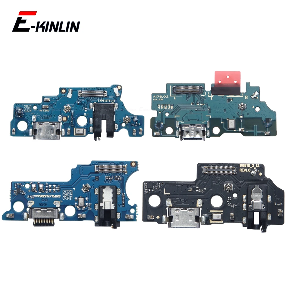 USB Fast Charger Charging Port Board Flex Cable For Samsung Galaxy M17 5G M16 M15 Prime M14 4G M13 M06 M05 M04 Repair Parts