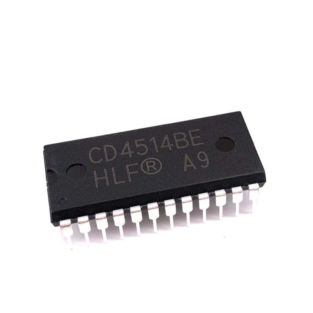 

(10pcs) CD4514BE DIP-24 CD4514 DIP24 4514BE DIP CMOS 4-BIT LATCH/4-TO-16 LINE DECODERS