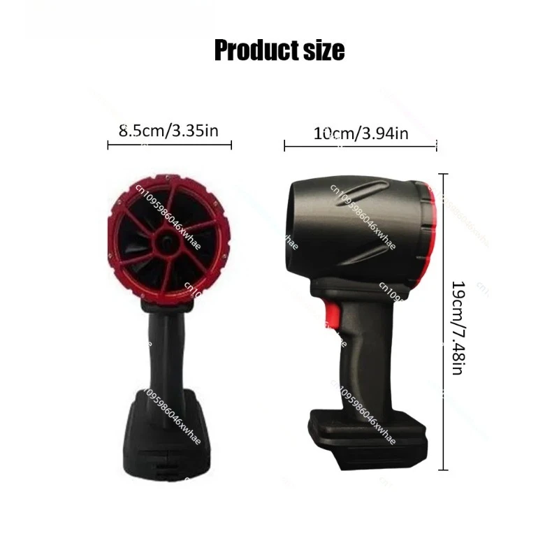 

1100W Car Violent Air Blower Powerful Handheld Turbo Jet Fan High Speed 64mm Brushless Motor Thrust 1600g Car Wash Air Gun Dryer