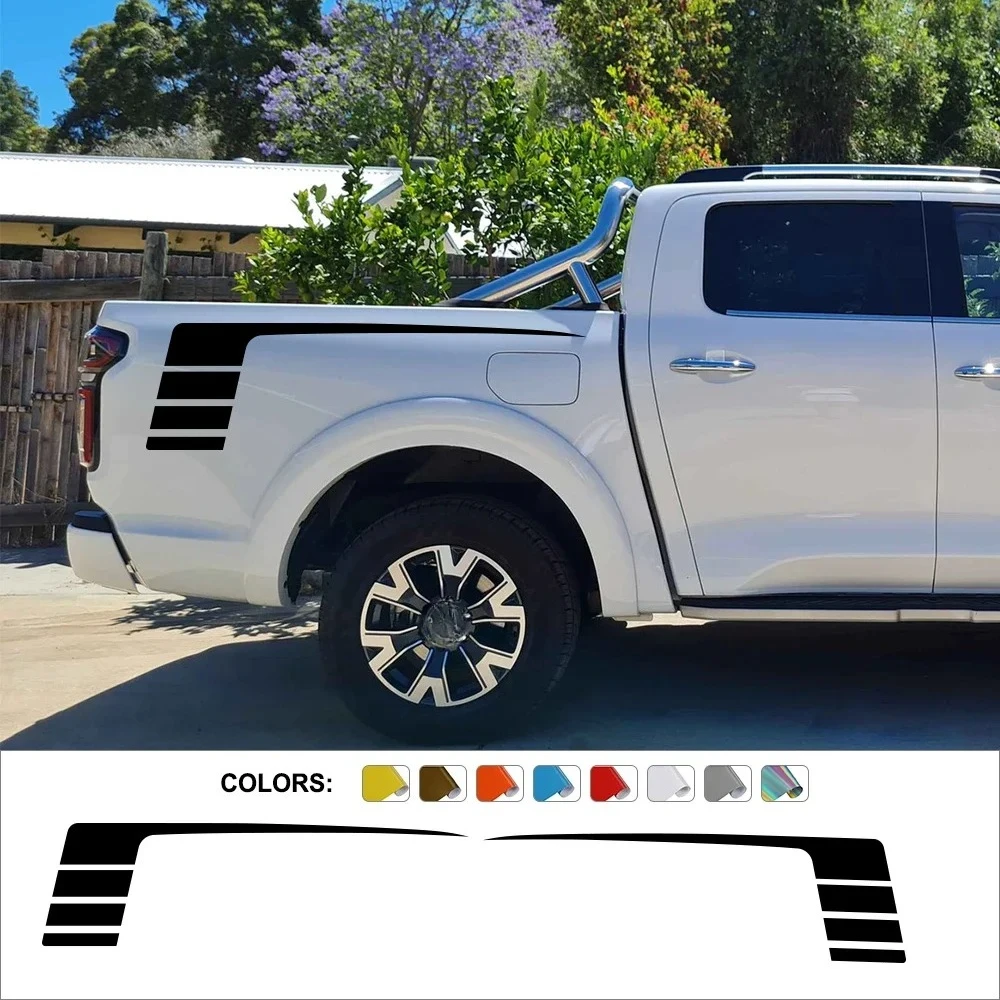 Car Sticker For Ford F150 Toyota Hilux Isuzu Dmax Dodge RAM Maxus T60 GWM Poer Cannon Pickup Truck Decor Cover Auto Accessories