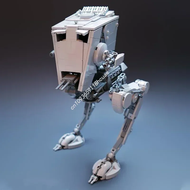 905pcs Star Battle Movie Articulated AT-ST Chicken Walker Moc Building Blocks Toys Combat Robot Mecha Bricks Model Birthday Gift