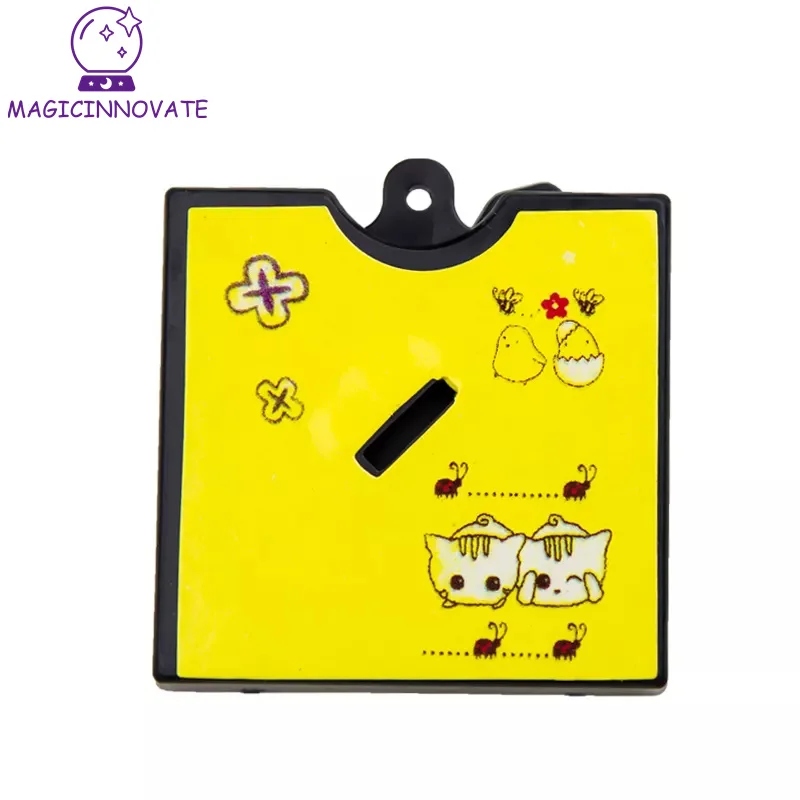 Magic Key Wear Box Through Enter Currency Coin Penetrate Plastic Wall Props Party Show Fun