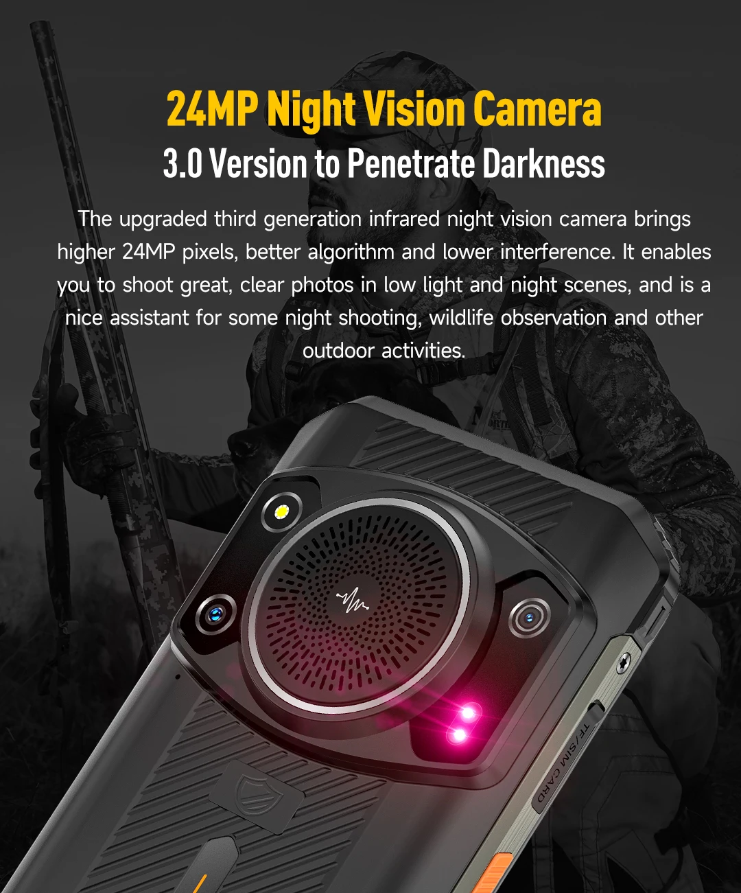 Ulefone Armor 21 Smartphone, G99 Android 15, 16GB RAM, 256GB ROM, Rugged Phone, 64MP, 9600mAh, Mobile Phone, Global Version