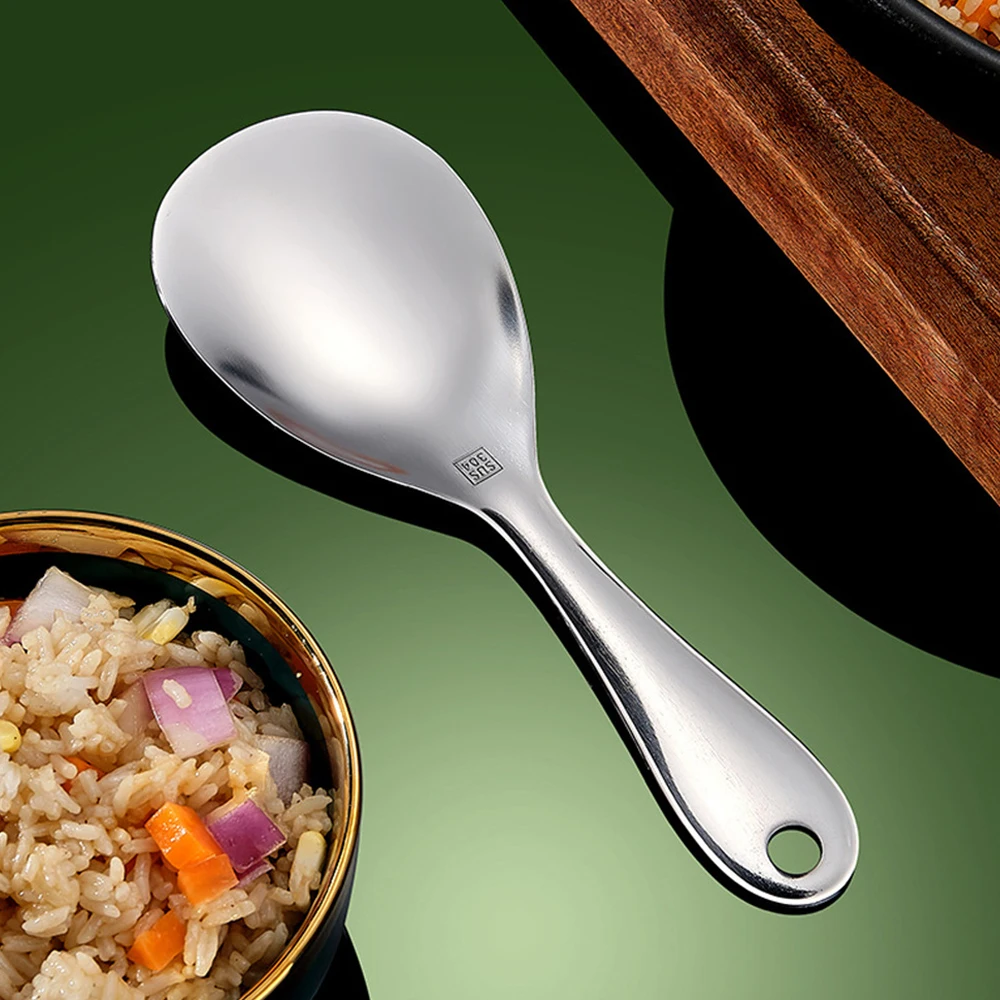 Home Use Reliable Perfect Serving Versatile Use Long-lasting Anti-stick Thickened Non-stick Serving Spoon Rice Scoop Efficient