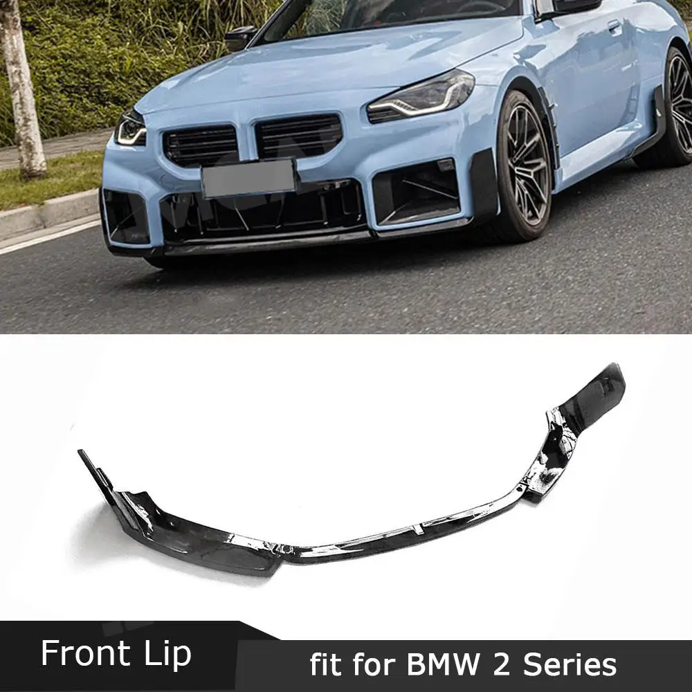 

JMCARCOOL Front Lip Spoiler for BMW M2 G87 2 Doors 2023 + ABS Gloss Black Head Bumper Lip Chin Splitter Cover Guard Bodykits