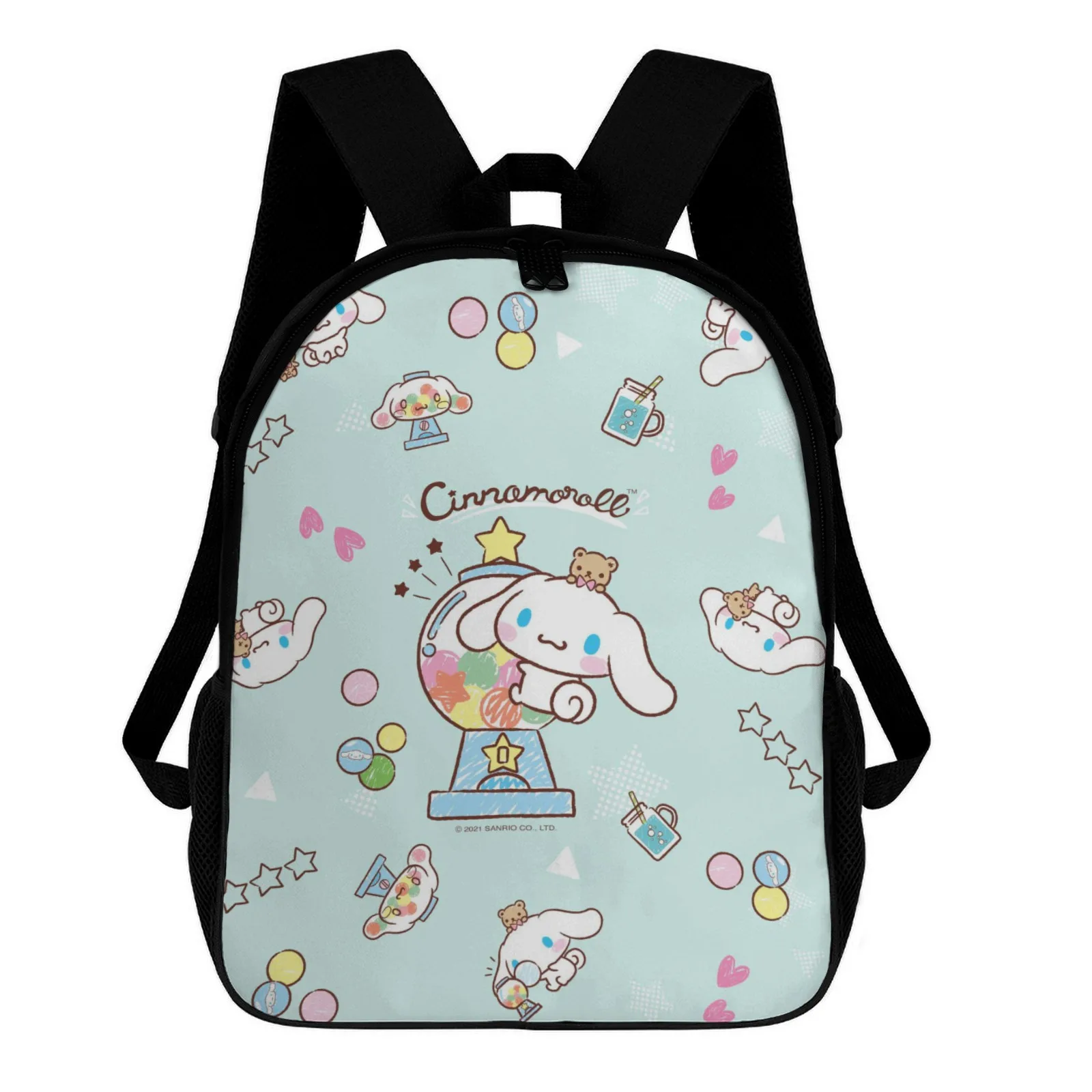 

Школьная сумка Cinnamoroll с принтом, школьный подростковый рюкзак, сумки для девочек, 12-дюймовый школьный рюкзак, сумка