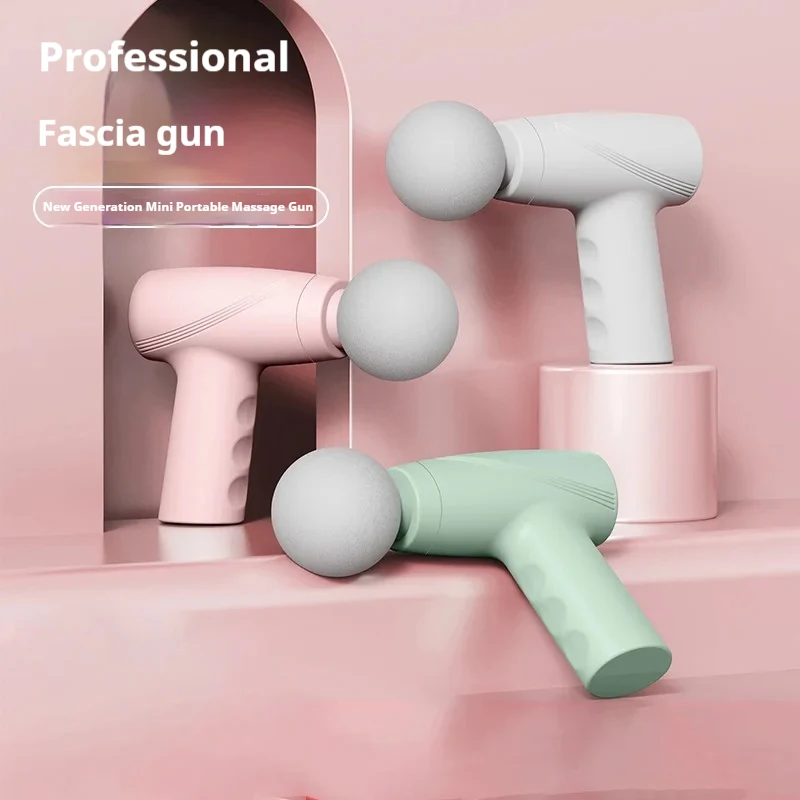 Professional Mini Fascia Gun Muscle Massager Type C Charging 3 Speeds High Frequency Vibration For Men Women Fitness Relaxation