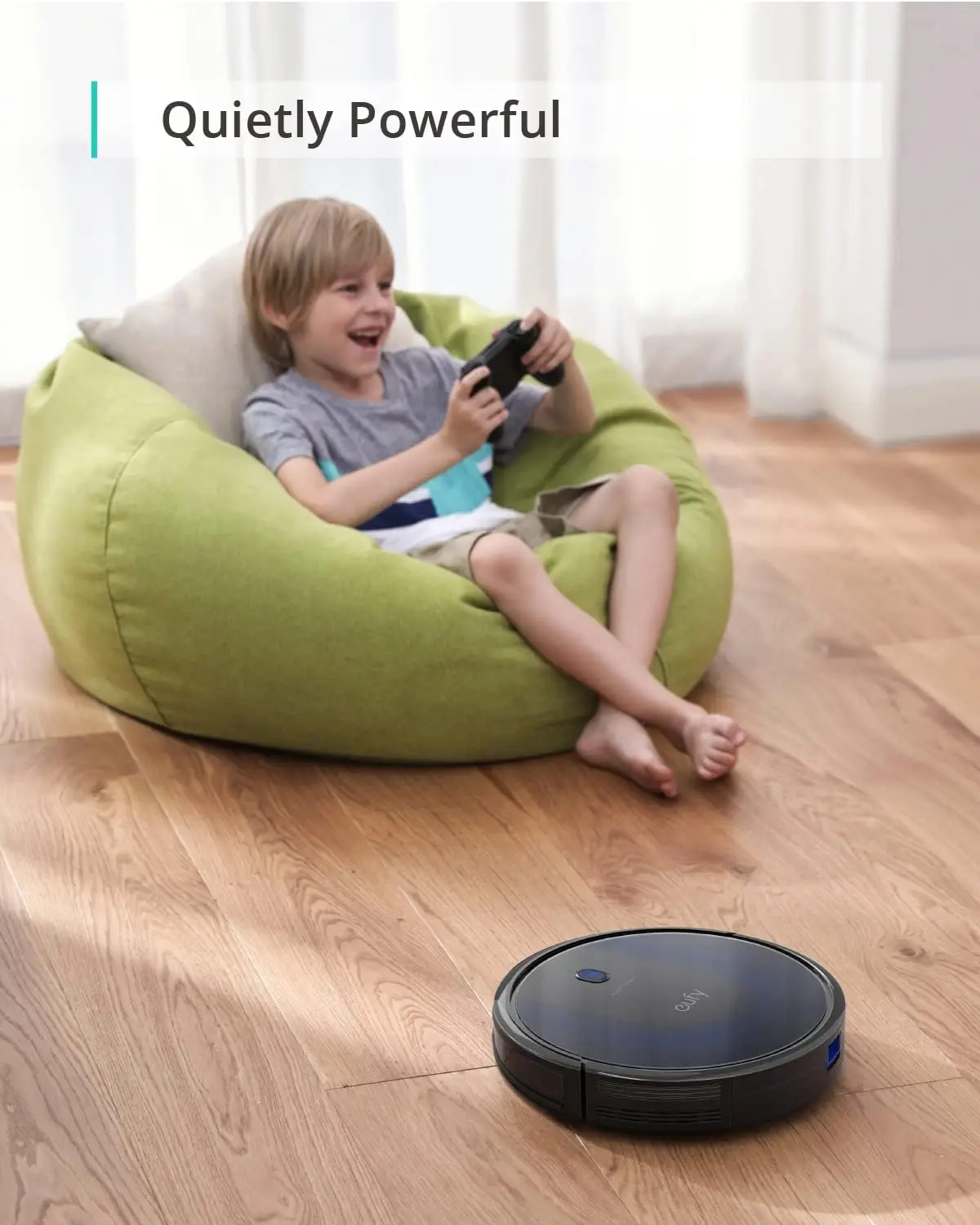 15C MAX, Wi-Fi Connected Robot Vacuum Cleaner, Super Thin, Powerful Suction, Quiet, Self-Charging Robotic Vacuum Cleaner