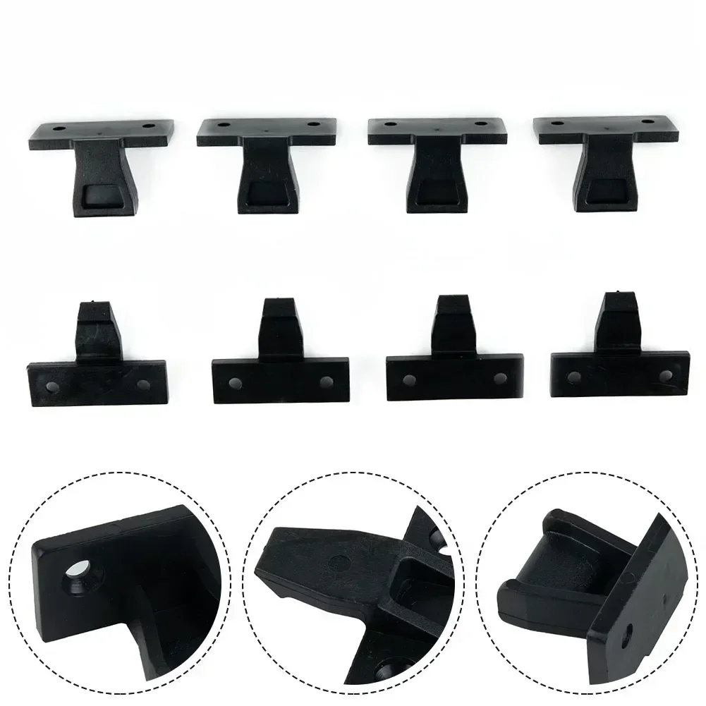 4 Pack Push In Fittings Press Fit Panel Clips Kitchen Plinth Fasteners Plastic Connection Fasteners Hardware Shelf Fastener