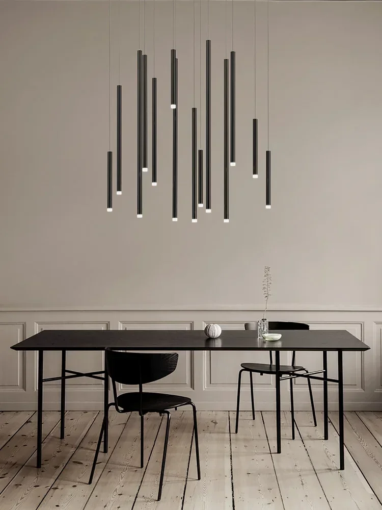 Modern Minimalist Led Restaurant Personality Bar Chandelier Company Front Cafe Clothing Store Chandelier