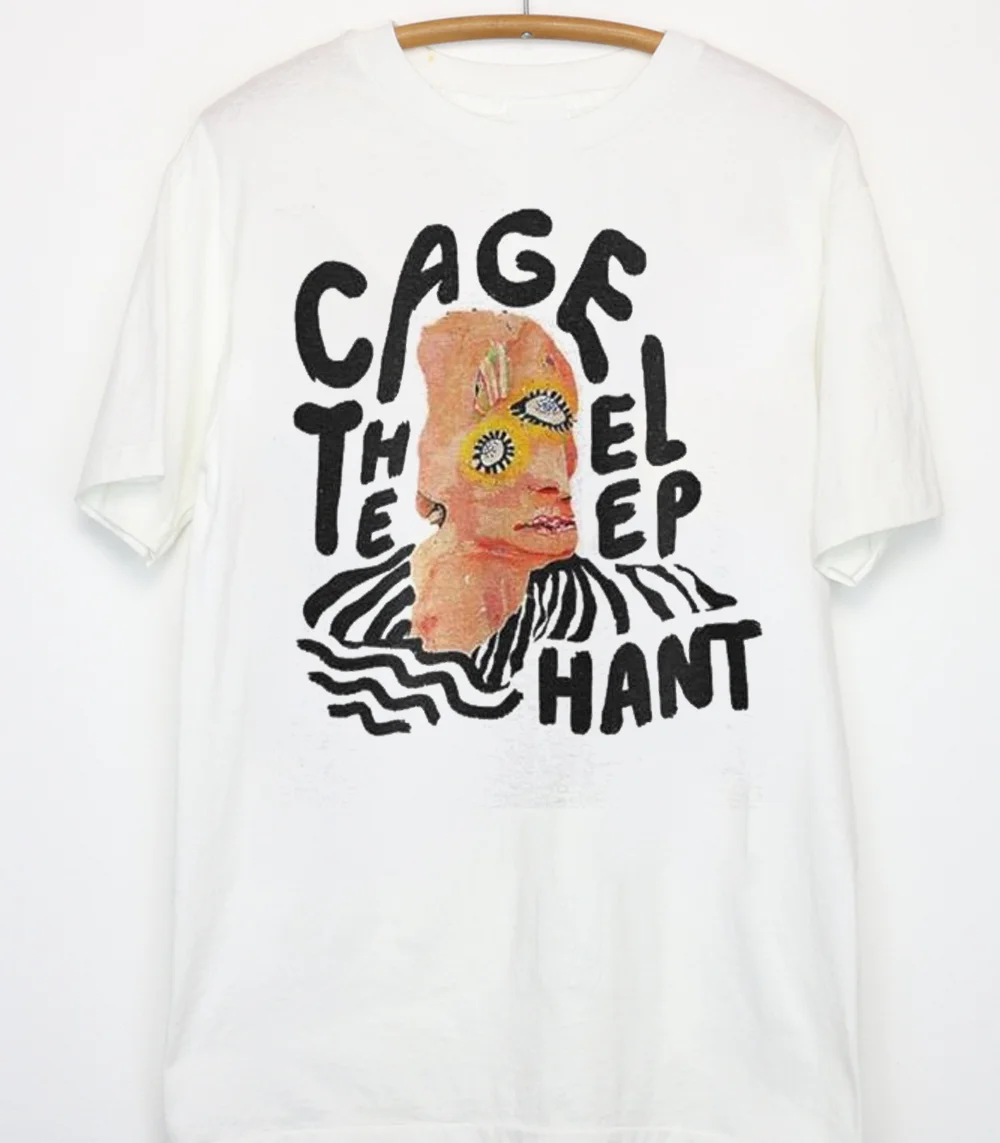 Cage the Elephant band white T-shirt NEW Unisex All sizes JJ3623