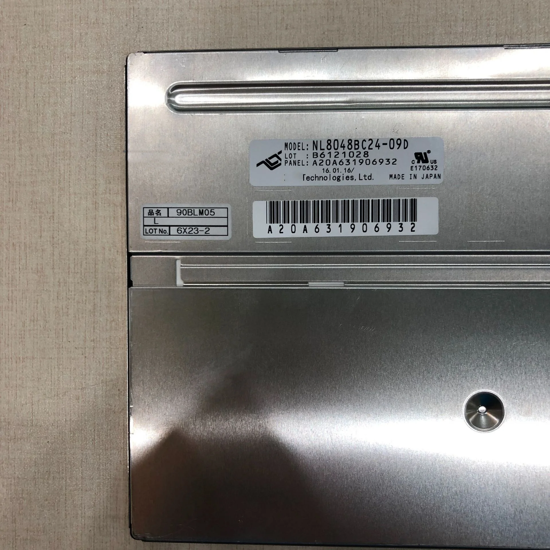 NL8048BC24-09D Schermo LCD originale da 9 pollici