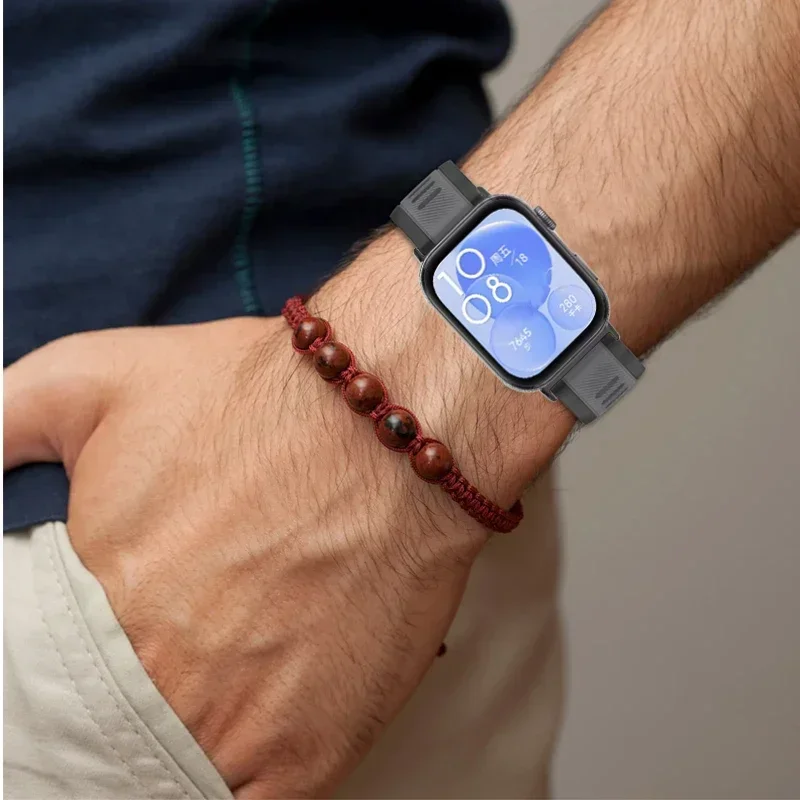 Bracelet en Silicone pour montre Huawei Fit 4/3, Bracelet de sport bicolore remplaçable, accessoires pour montre Huawei Fit 4 pro