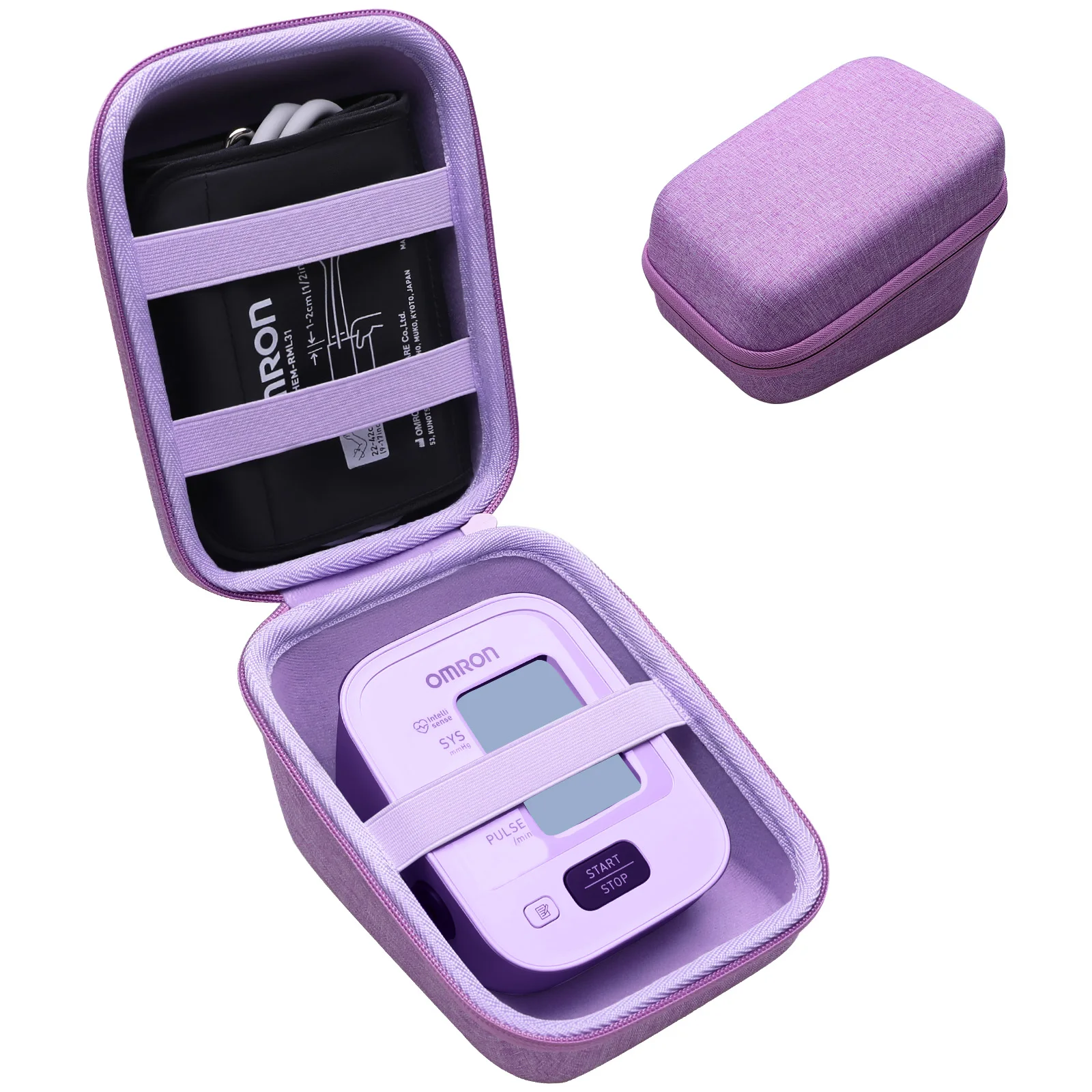 

LTGEM Blood Pressure Monitor Case for OMRON Bronze Digital Storage Carrying Bag Accessories for Blood Pressure Monitor