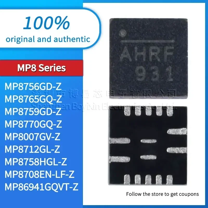 

MP8756GD MP8758HGL MP8765GQ MP8759GD MP8770GQ MP8007GV MP86941GQVT MP8712GL MP8708EN-LF-Z Standard version