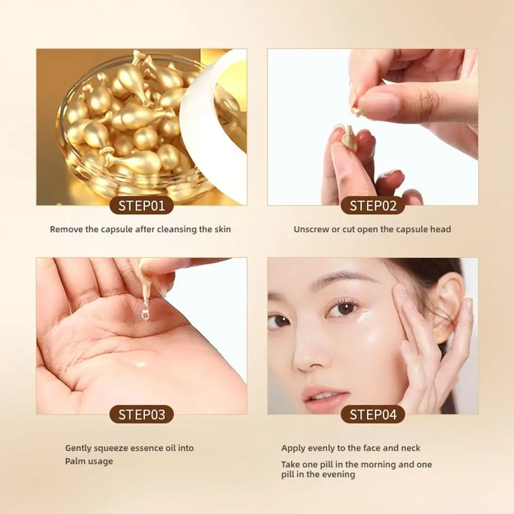 Fullerene esencia suero platino cápsula inmersa mejorado estatas y piel-suave yun belleza esencias húmedas