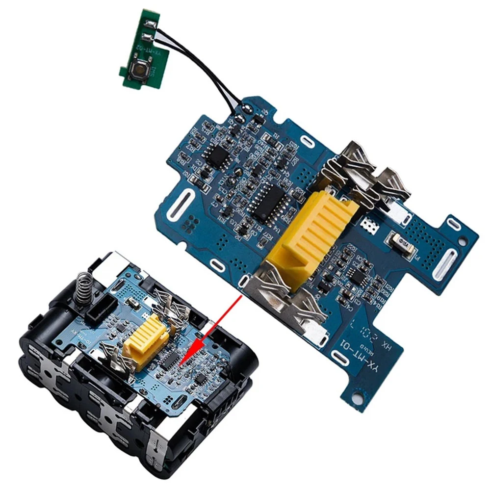 ABIJ-BL1830 Li- Battery BMS PCB Charging Protection Board For 18V Power Tool BL1815 BL1860 Bl1850 Battery Status