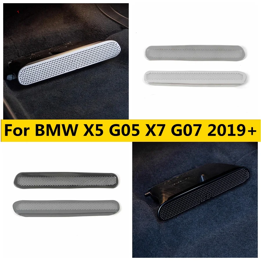 Seat Below Air Conditioner Outlet AC Vent Dust Plug Decoration Protector Cover For BMW X5 G05 X7 G07 2019 - 2024 Car Accessories