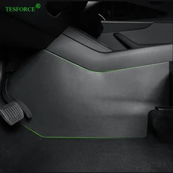 For Tesla Model Y Juniper Center Console Side Anti Kick Mats Model Y 2025 Full Cover Pad Rear Seat Kick Protection Mat TPE Cover