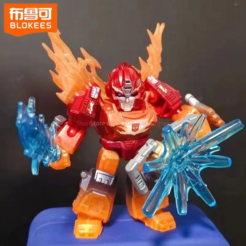 

Hot Blokees Transformers Defender V1 V2 V3 V4 Hidden Secret Edition Blind Box Optimus Prime Blocks Action Model Collectible Toy