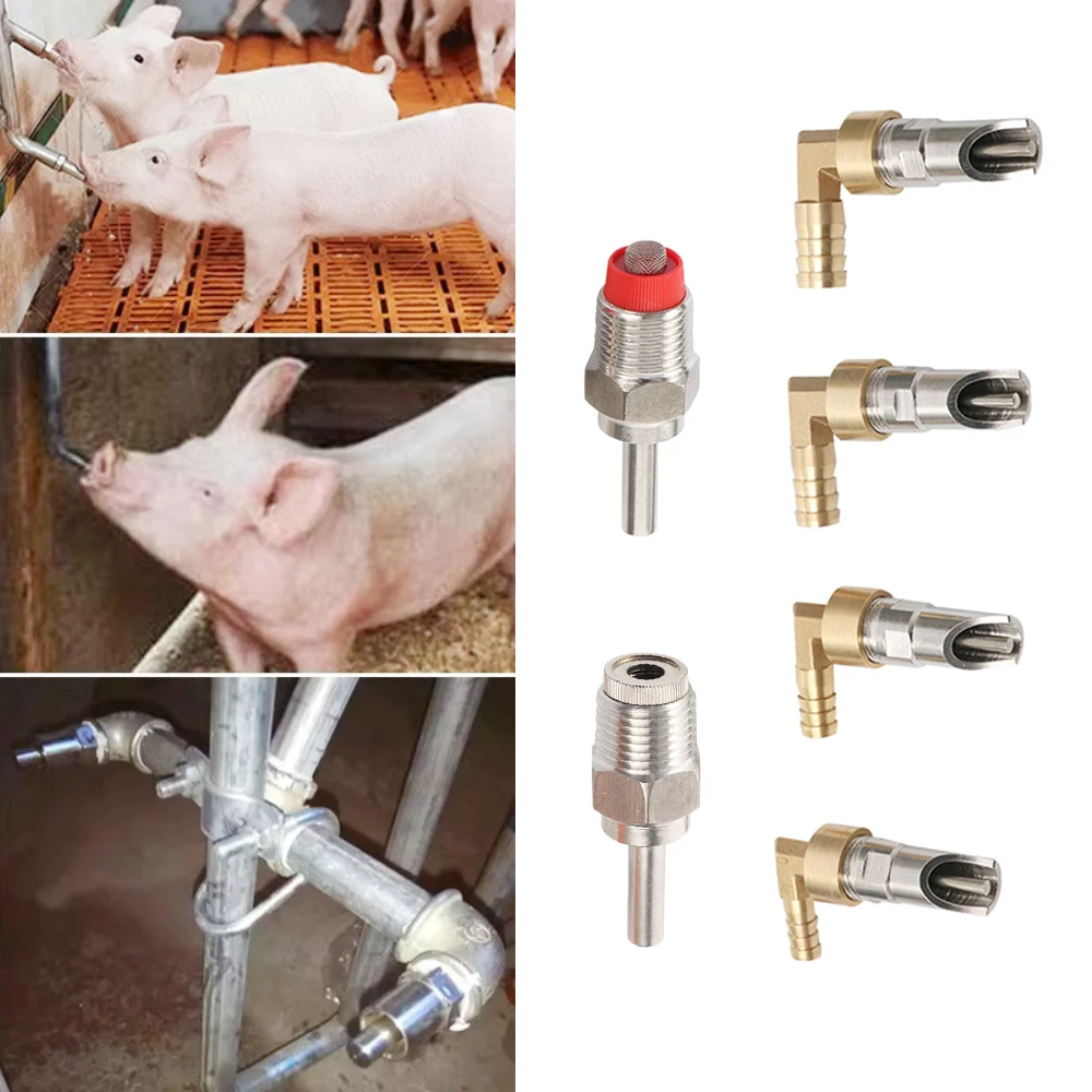 12 Types Automatic Pig Water Nozzle 1/2