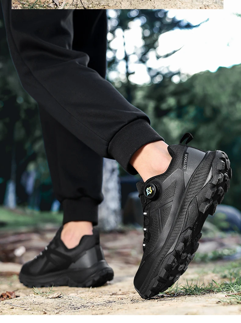 Herren Plus Size Wasserdichte Wanderschuhe Vier Jahreszeiten Rutschfeste Outdoor-Wanderschuhe Jugendliche Freizeit-Sport-Laufschuhe Sneaker – Detail 17
