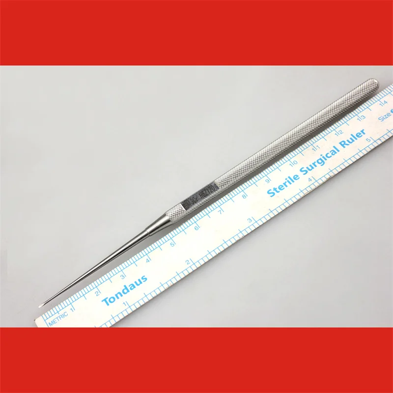 

Admiralty ear bone pry, medical ear curette, internal auditory canal bone resetter, otolaryngology otology surgical instrument