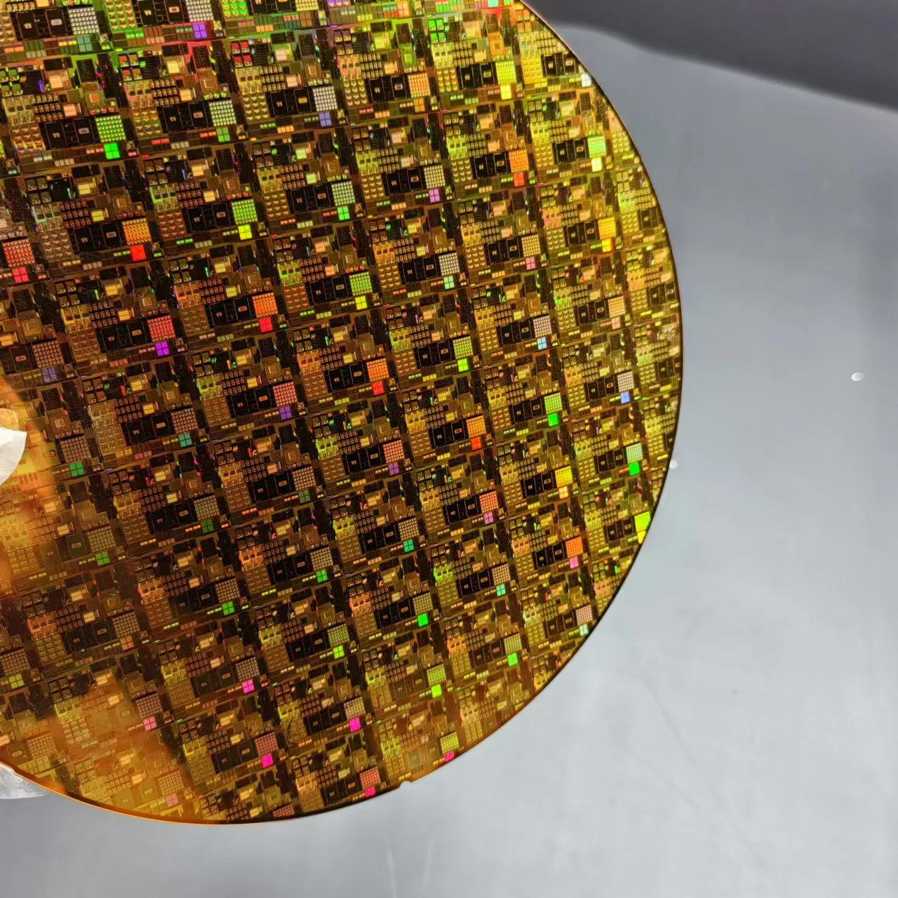 6 inch 12 Inch 8-inch Silicon Wafer, Round Lithography Wafer Semiconductor Exhibition Display, Integrated Circuit