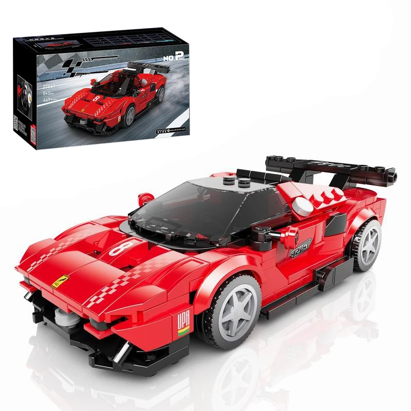 

Конструктор Mould King 27069: Миниатюрный роскошный гоночный автомобиль (449 деталей), модель MOC, креативный набор для сборки, подарок для мальчиков на праздники и дни рождения