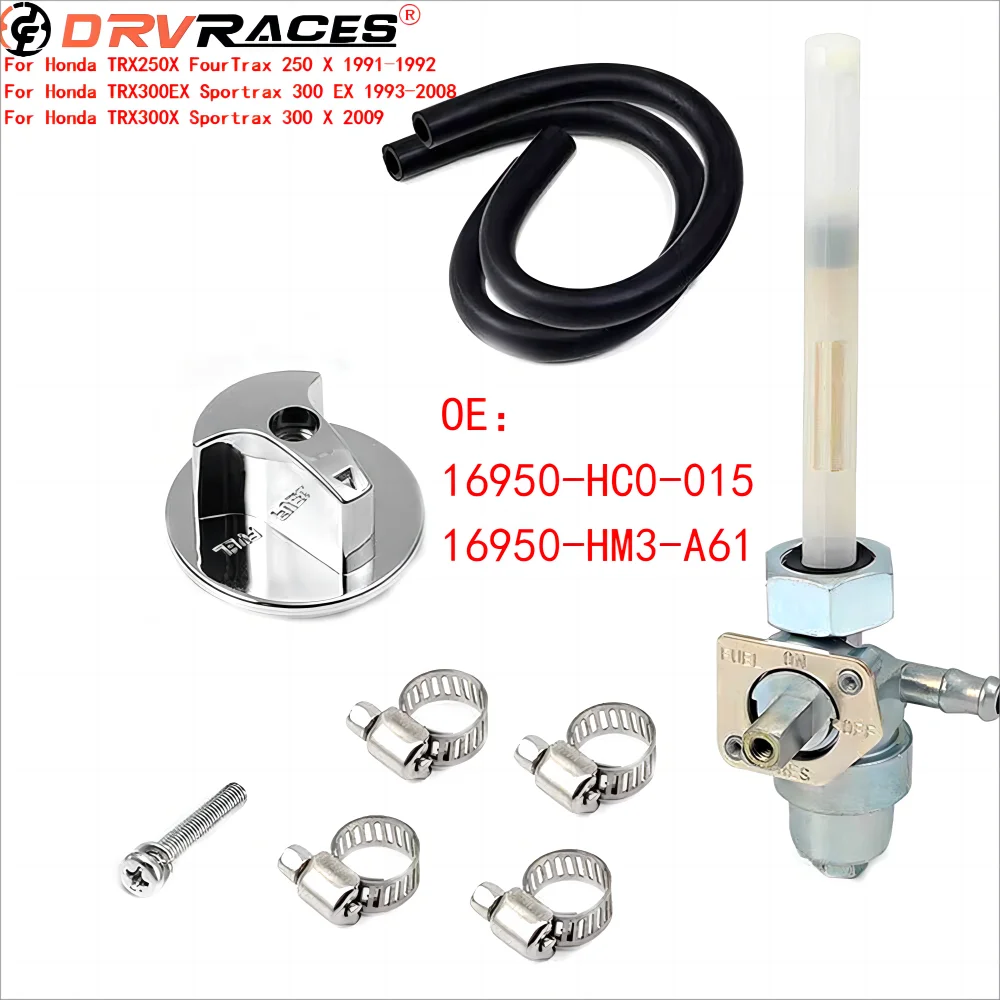 

Moto Gas Fuel Petcock Tap Valve Switch For Honda TRX250X FourTrax 250 X TRX300 X EX Sportrax 300X EX 16950-HC0-015 16950-HM3-A61