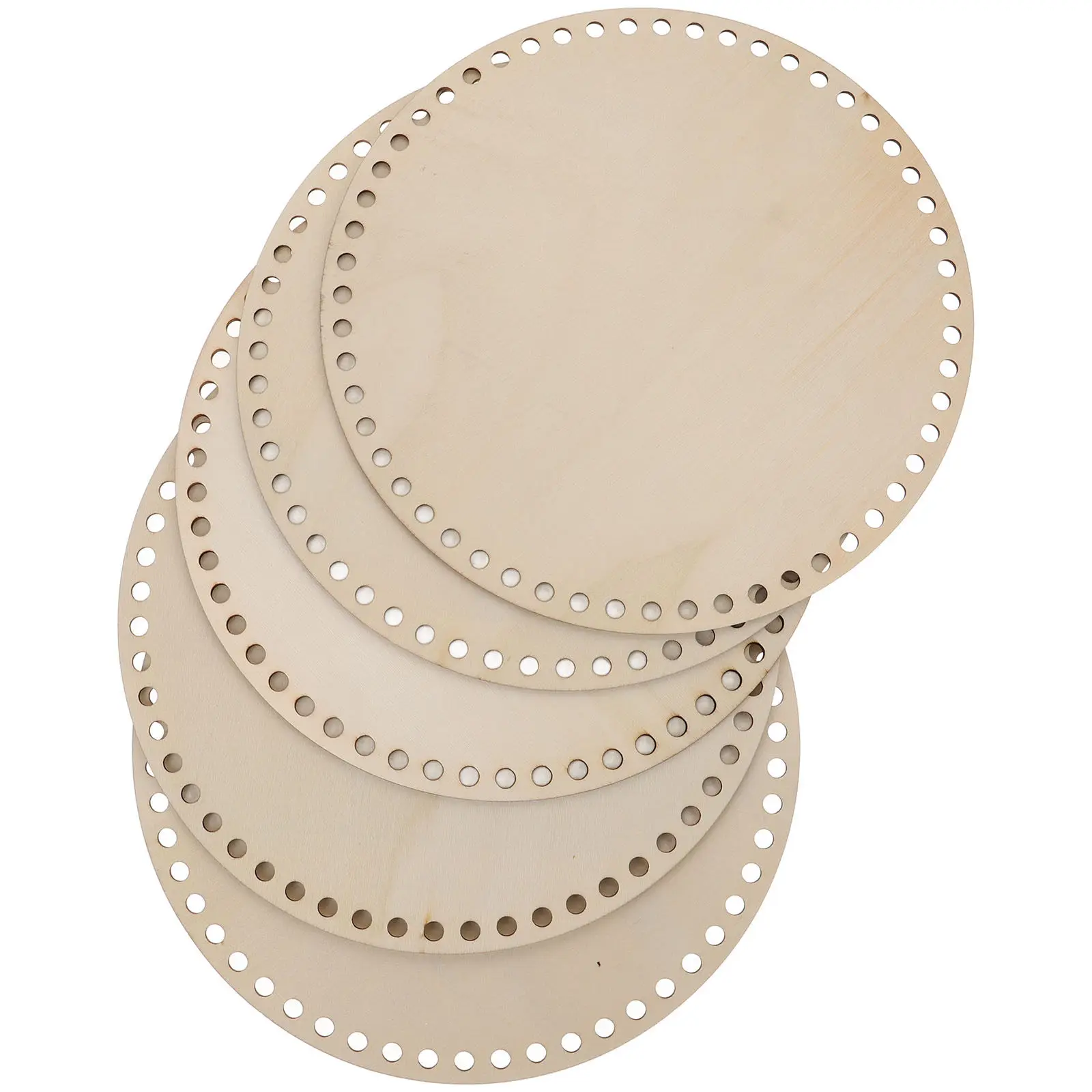 5Pcs Wooden Basket Bottom for Crochet Bag Making DIY Shaping Base Smooth Premium Wood Craft Supply Handbag Base