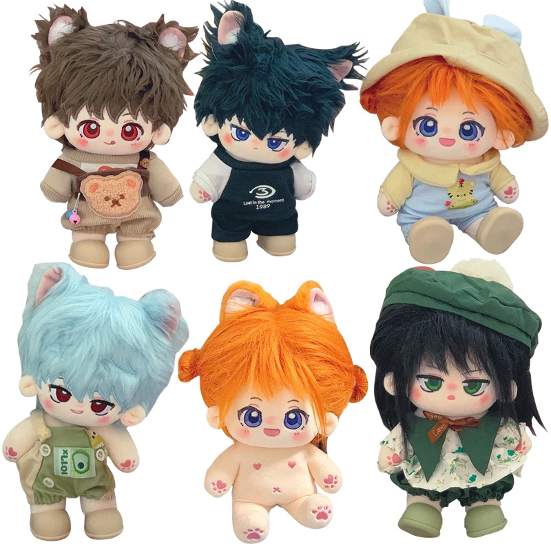 

20CM Hot Anime GINTAMA Series Plush Toy Kawaii Character Dolls Sakata Gintoki Kagura Hijikata Toushirou Katsura Kotarou Toy Gift
