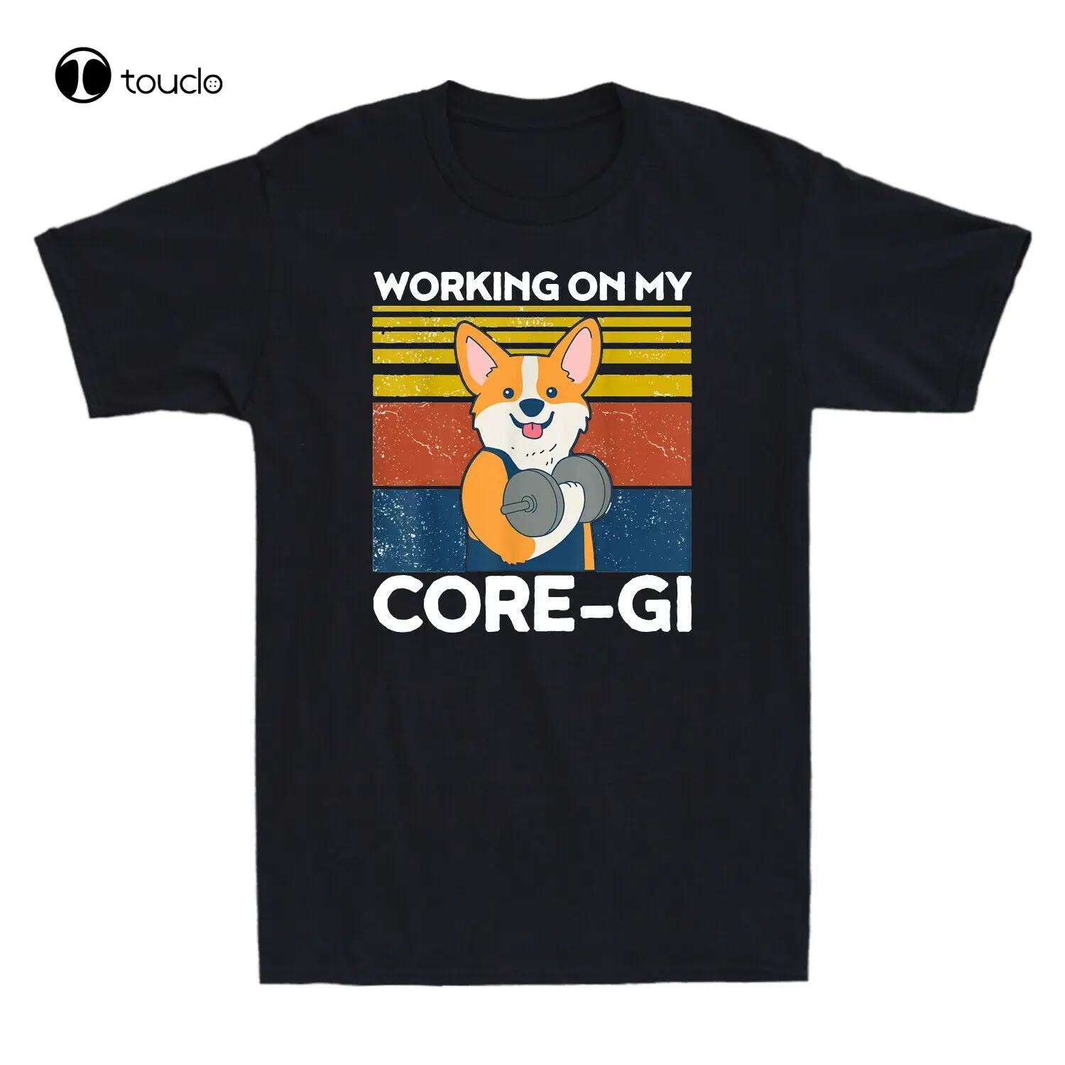 

Забавная Мужская футболка с надписью «work On My Core Gi»