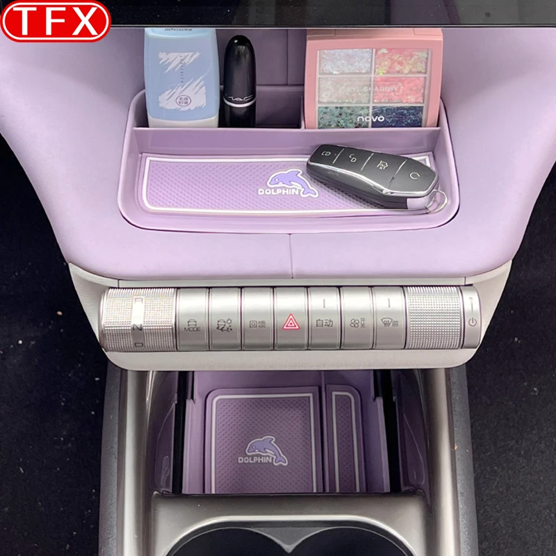 

For BYD ATTO 1 Dolphin EA1 Car Dashboard Storage Box Central Control Storage Box Interior Door Storage Box Auto Accessories