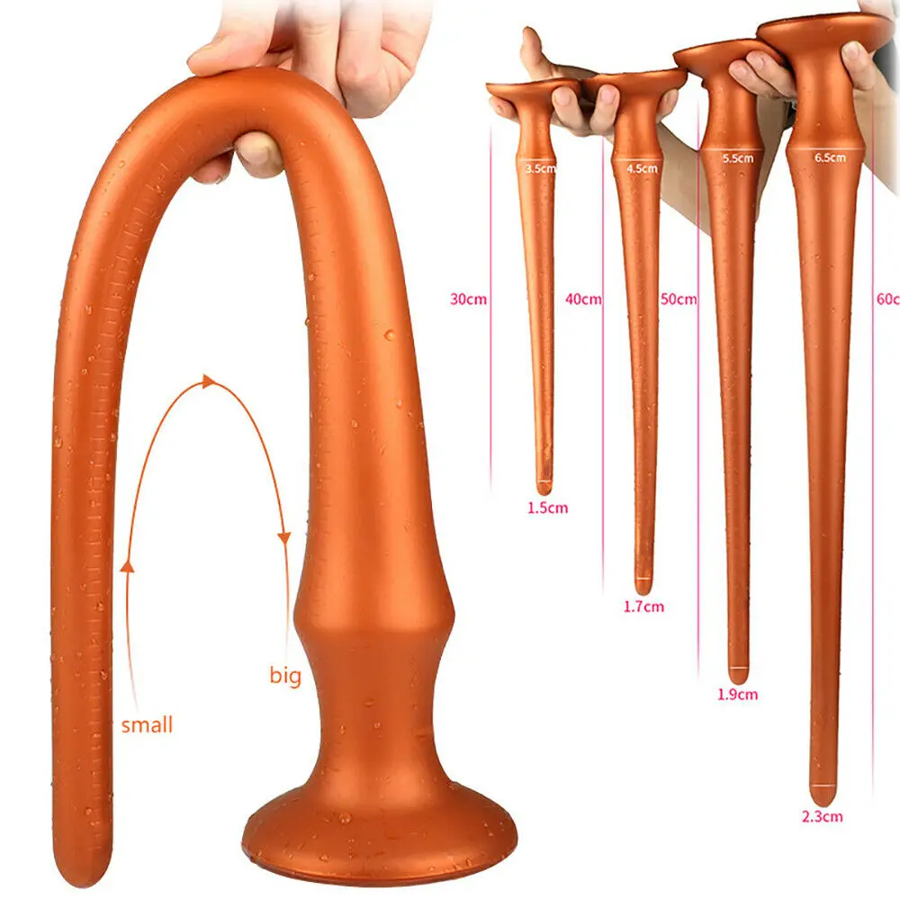 Super Long Realistic Soft Penis Cheap Small Anal Dildo Silicone Suction Cup Thick Dick Butt Plug Sex Toy Men Women Strapon Cock