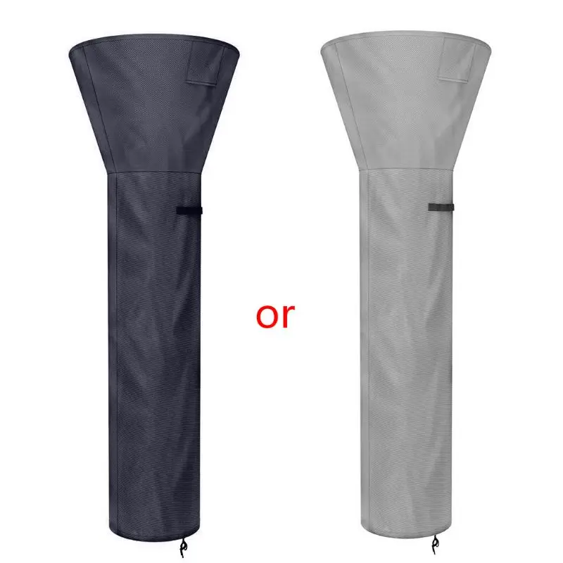 

Outdoor Pyramid Stand Up Patio Gas Heater Cover Hood Mushroom Protective UV Protector Garden Polyester Waterproof Sheet