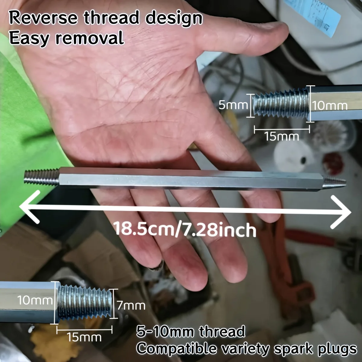 

Инструмент для удаления сломанных свечей зажигания и винтов: обратная резьба, инвертированные конусы, шестигранники. Аксессуары для авторемонта.