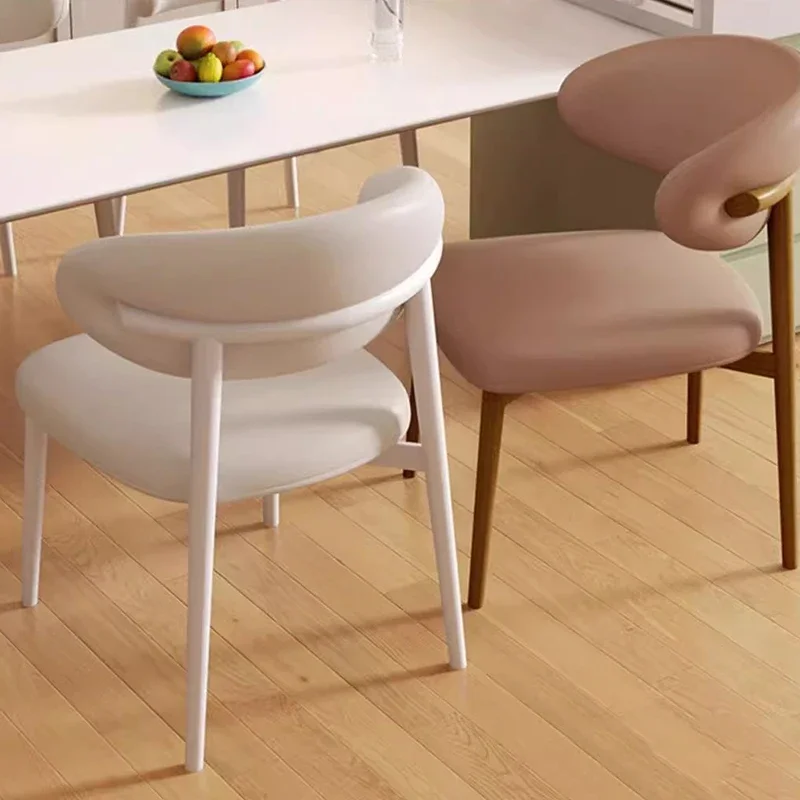 Sillas de Comedor de madera de lujo nórdico, Sillas de Comedor modernas Para juegos, Sillas de Comedor relajantes, Sillas de dormitorio de playa Para Comedor, muebles Para el hogar