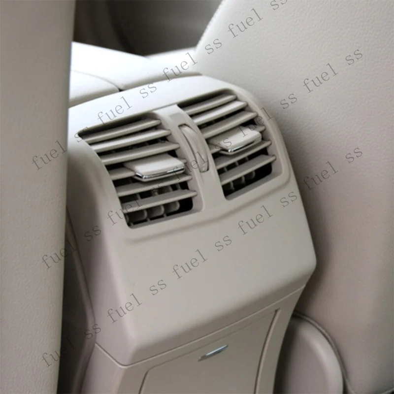 S+ For Benz E Class W212 12-15 Rear AC Vent Grille Air Outlet Panel Cover Gray(A)
