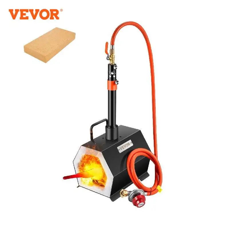 

VEVOR Propane Forge Portable Single Burner Tool and Knife Making Large Capacity Blacksmith Farrier Forges Gas Forging Tools