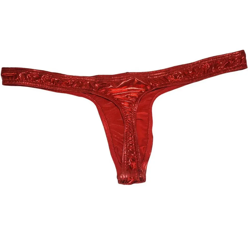 

Men Underwear T-Back G-String Briefs Sexy Tangas Thong Low Waist Three-Dimensional Bulge Pouch Elastic T Pants Seamless Thong