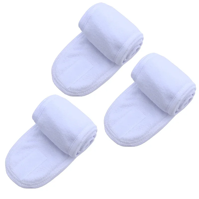 3pcs/set Spa Wide Hairband Adjustable Head Band Women Yoga Bath Shower Makeup Wash Face Cosmetic Headband Hair Bands Accessories