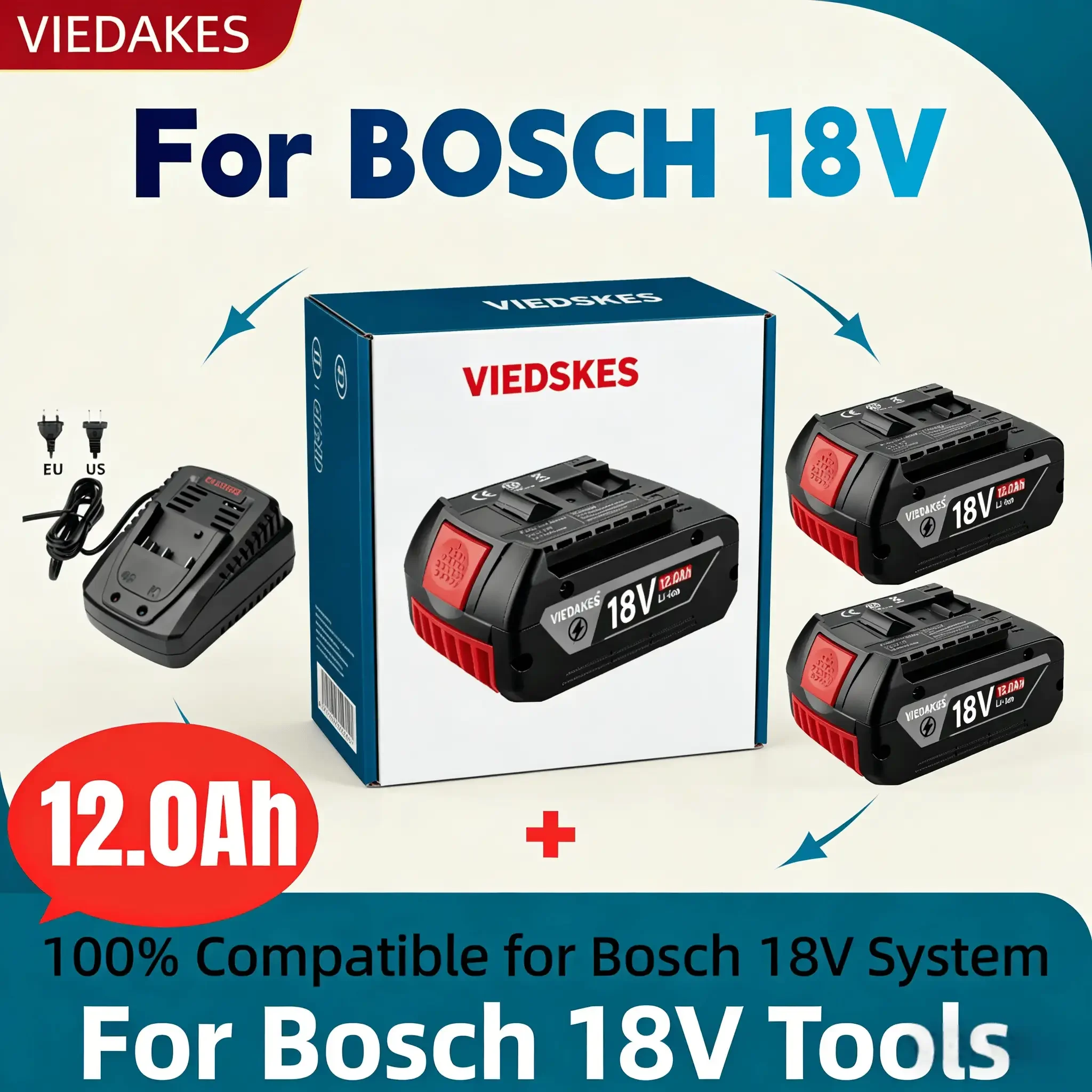 🌍18V 8000Mah For Bo…